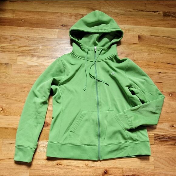 Champion Sheen Exterior Zip Up Hooded Jacket Medium - Picture 1 of 6